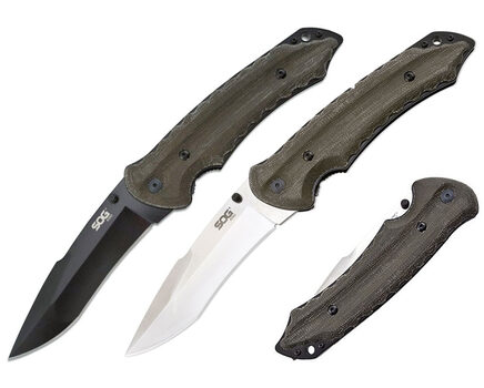 Купите складной нож SOG Kiku Folder Large Satin и Black TiNi (KU1011 - KU1012) в Твери в нашем интернет-магазине