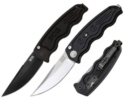 Купите автоматический нож SOG TAC Automatic Satin и Black TiNi (ST01 - ST02) в Твери в нашем интернет-магазине