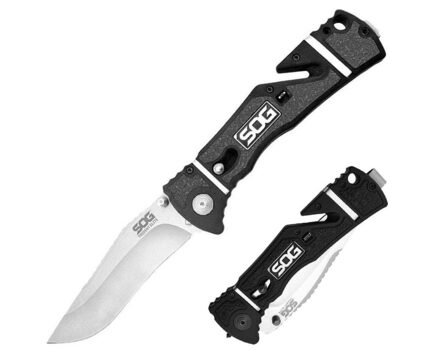 Купите полуавтоматический складной нож SOG Trident Elite TF101 в Твери в нашем интернет-магазине