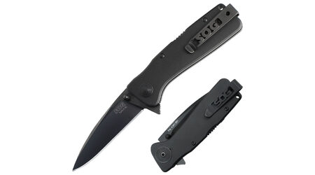 купите Полуавтоматический складной нож SOG Twitch XL Black TiNi / TWI21 в Твери