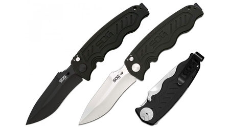 купите Полуавтоматический складной нож SOG Zoom Spring Assisted Satin и Black TiNi / ZM1011 - ZM1012 в Твери