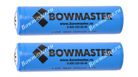купите Литий-ионный аккумулятор с защитой BowMaster 18650 2400 mAh (2 шт.) в Твери