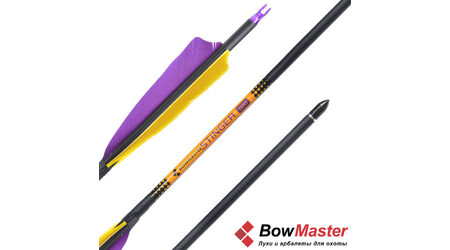 купите Стрела для лука Bowmaster Stinger натуральное оперение 5'' Shield (Боумастер Стингер) в Твери