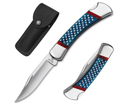 Купите складной нож Buck 110 Stars & Stripes Folding Hunter Limited Edition 0110BLSUSA в Твери в нашем интернет-магазине