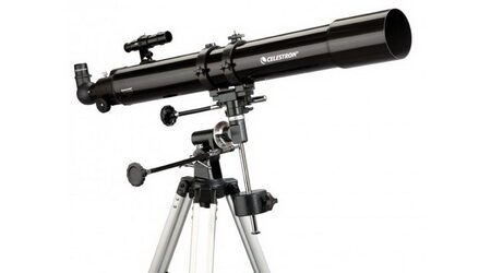 купите Телескоп Celestron PowerSeeker 80 EQ (рефрактор, 80мм, F=900мм, 1:11) на экваториальной монтировке в Твери