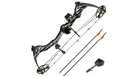 купите Уценка, мятая коробка, новый Блочный лук Man-Kung MK-CB75 рестайлинг черный в Твери