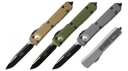купите Автоматический выкидной нож Microtech Ultratech S/E Standard Drop Point / 121-1GY - 121-1OD - 121-1TA в Твери