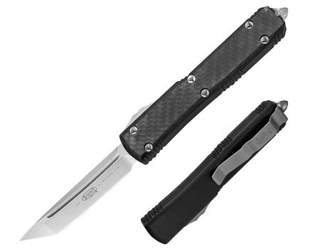 Купите автоматический выкидной нож Microtech Ultratech Tanto Contoured Chassis Carbon Fiber 123-4CF в Твери в нашем интернет-магазине