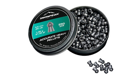 купите Свинцовые пульки для пневматики SnowPeak Accurate Heavy калибр 5.5 мм в Твери