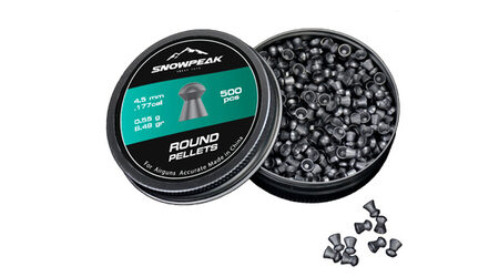 купите Свинцовые пульки для пневматики SnowPeak Round калибр 4.5 мм в Твери