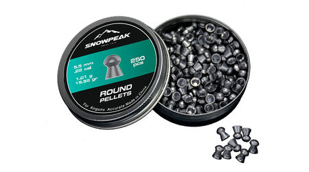 купите Свинцовые пульки для пневматики SnowPeak Round калибр 5.5 мм в Твери