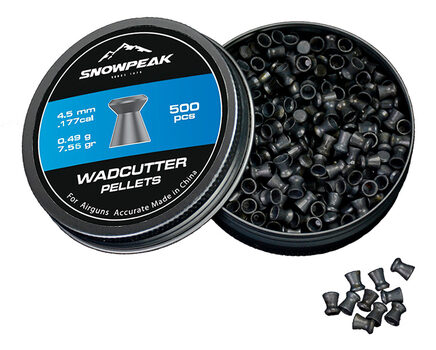 Купите cвинцовые пульки для пневматики SnowPeak WadCutter калибр 4.5 мм в Твери в нашем магазине