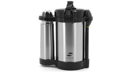 купите Термос суповой 1,5 л на 3 контейнера и мини-термос на 250 мл Stinger HY-LB408-1 в Твери