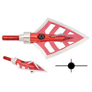 Наконечники охотничьи TP241 фиксированные, 100 гран, 2+2 лезвия