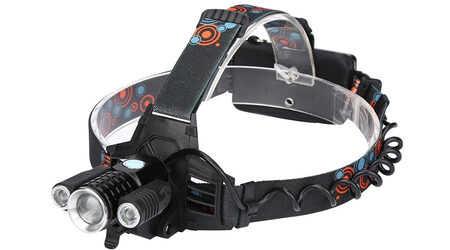 купите Светодиодный налобный фонарь UltraFire W-603 (Cree XML T6 + 2 Q5) 3500 люмен в Твери