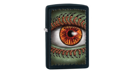 купите Зажигалка Zippo 28668 Monster Eye with Claws Black Matte (черная матовая, рисунок глаза монстра с когтями на ресницах) в Твери