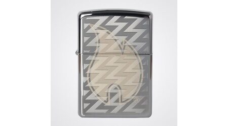 купите Зажигалка Zippo 28811 Z Tread Flame High Polish Chrome (зеркальный хром, гравировка пламени Зиппо и волн) в Твери