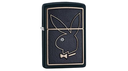 купите Зажигалка Zippo 28816 Playboy Swarovski Black Matte (черная матовая, эмблема Плейбой, камешек Сваровски) в Твери